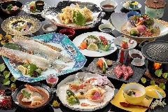 【特選】佐賀牛ステーキ × 呼子活きイカ会席